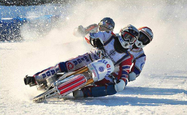 Мега-Лада Тольятти мотогонки на льду