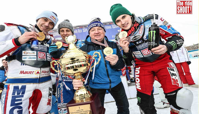 Сборная России - Чемпионы Мира по мотогонкам на льду