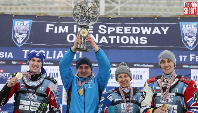 Российская сборная вновь стала чемпионом Мира по мотогонкам на льду