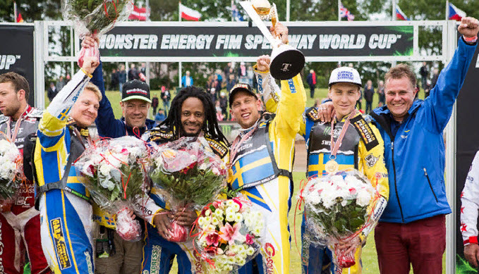 Чемпионы Мира по спидвею 2015 года - сборная Швеции